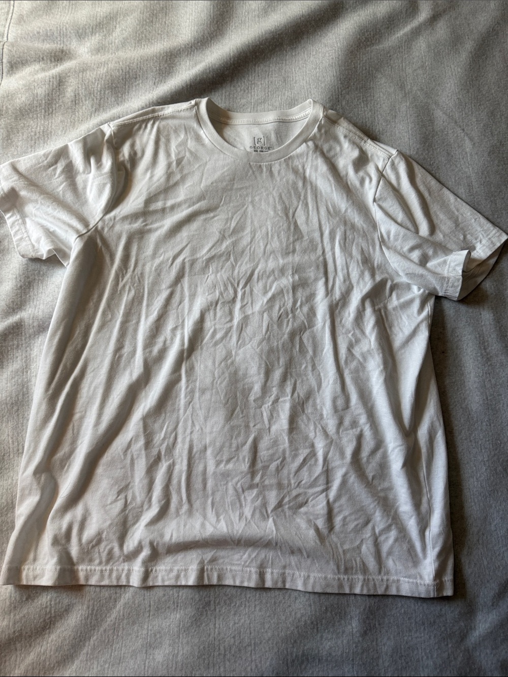 George White Short Sleeve Crew Neck T-Shirt